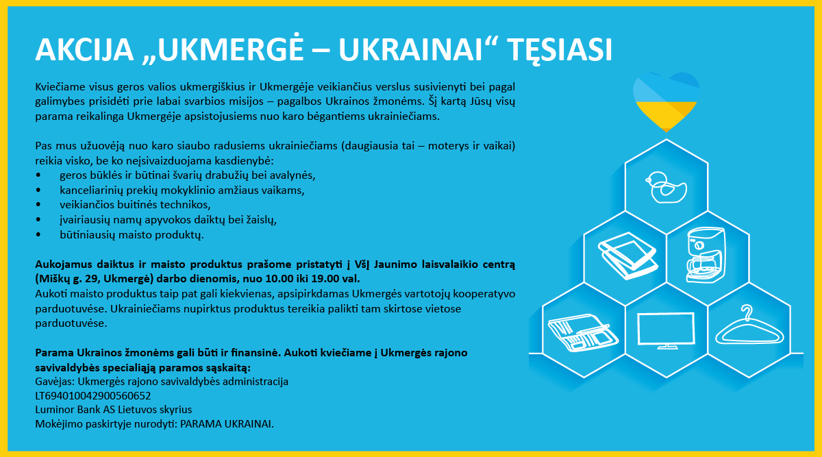 Akcija tęsiasi