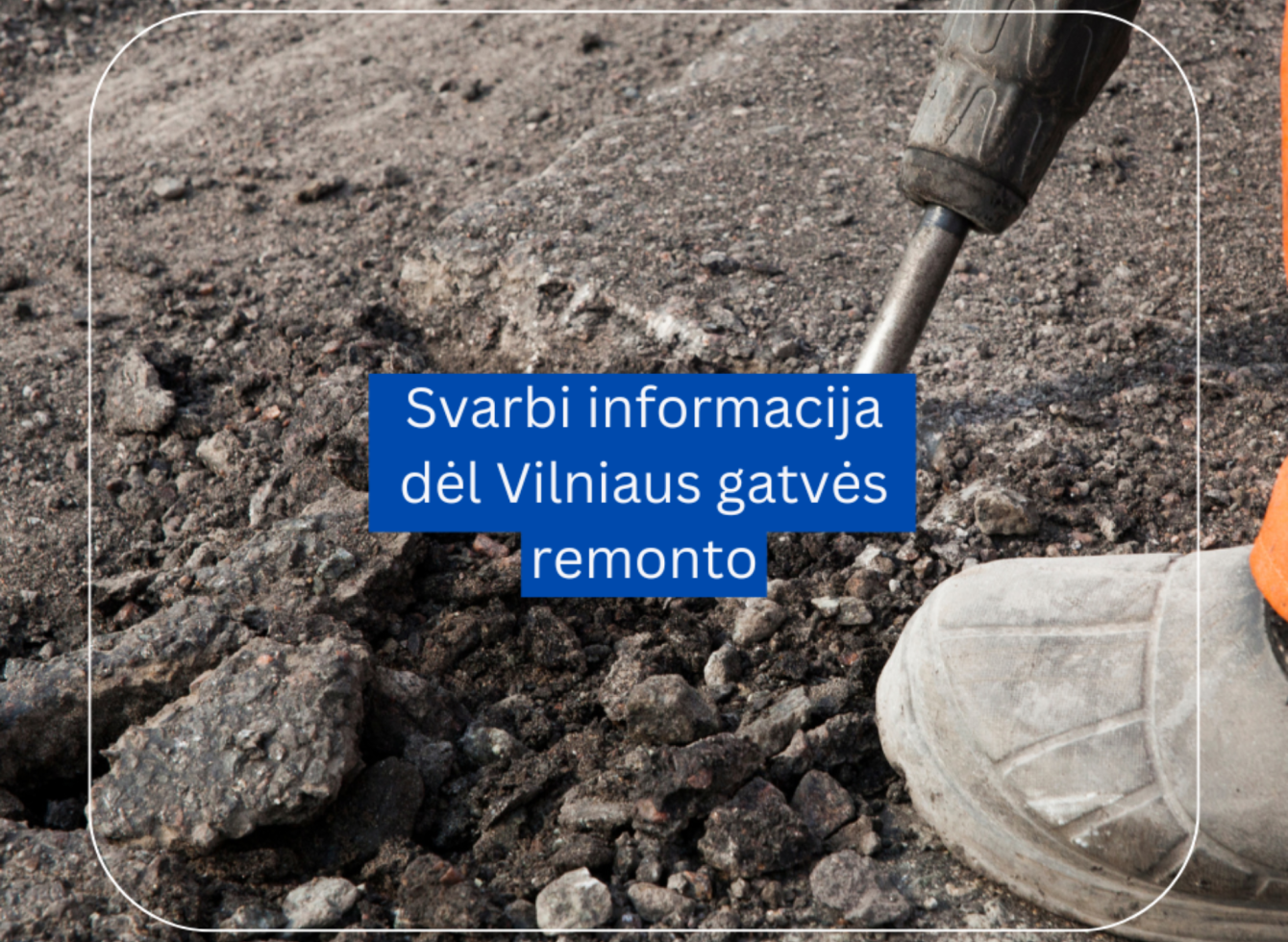 Savaitgalį Vilniaus gatvėje – laikini eismo pakeitimai