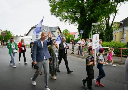 Delegation from Ukmergė District...