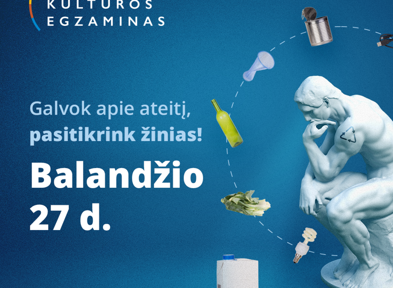 „Atliekų kultūra“ egzaminas 2023