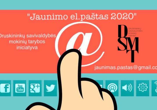 Jaunimo elektroninis paštas 2020