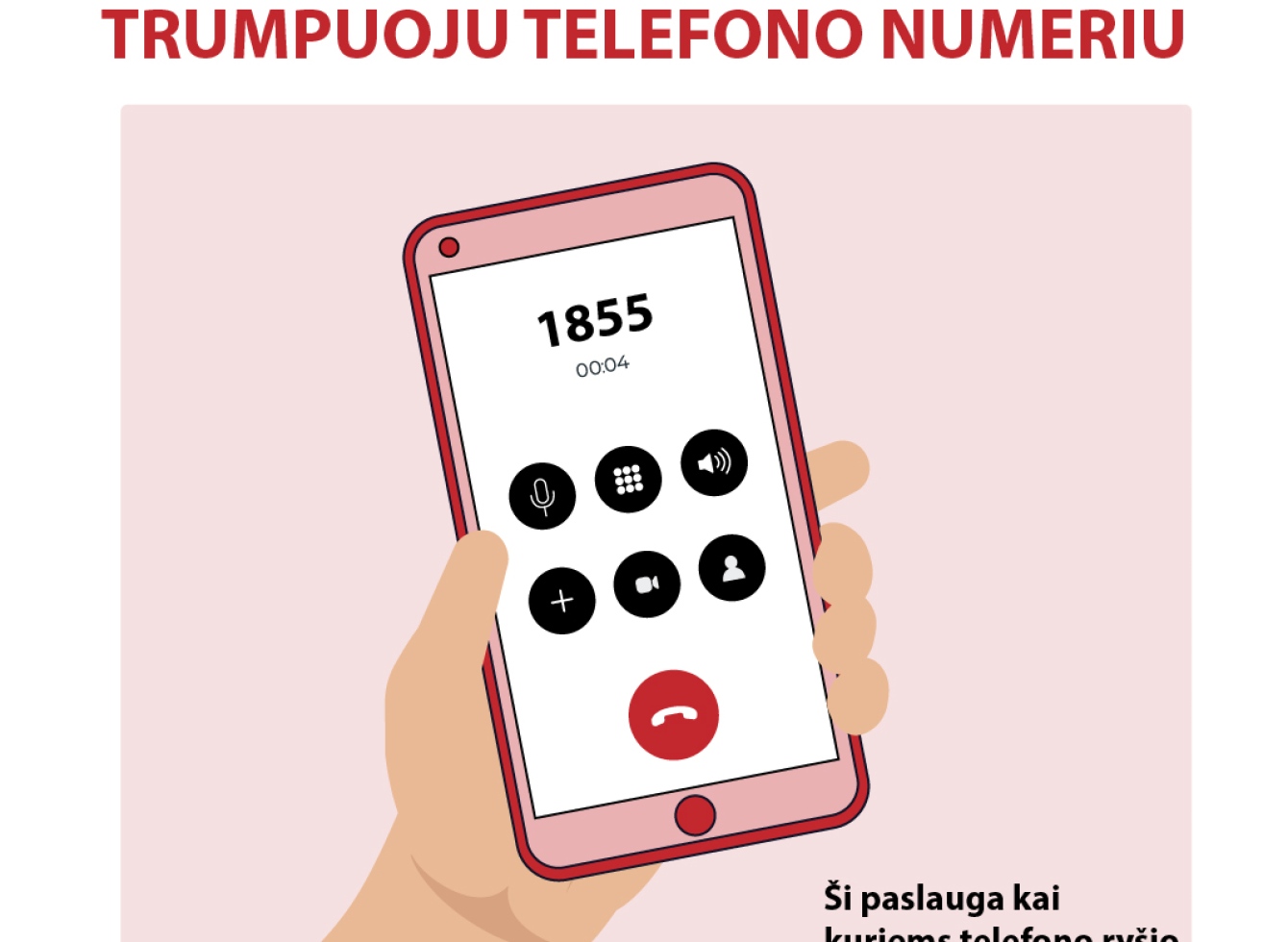 Pradėjo veikti informacijos apie rinkimus trumpasis numeris 1855