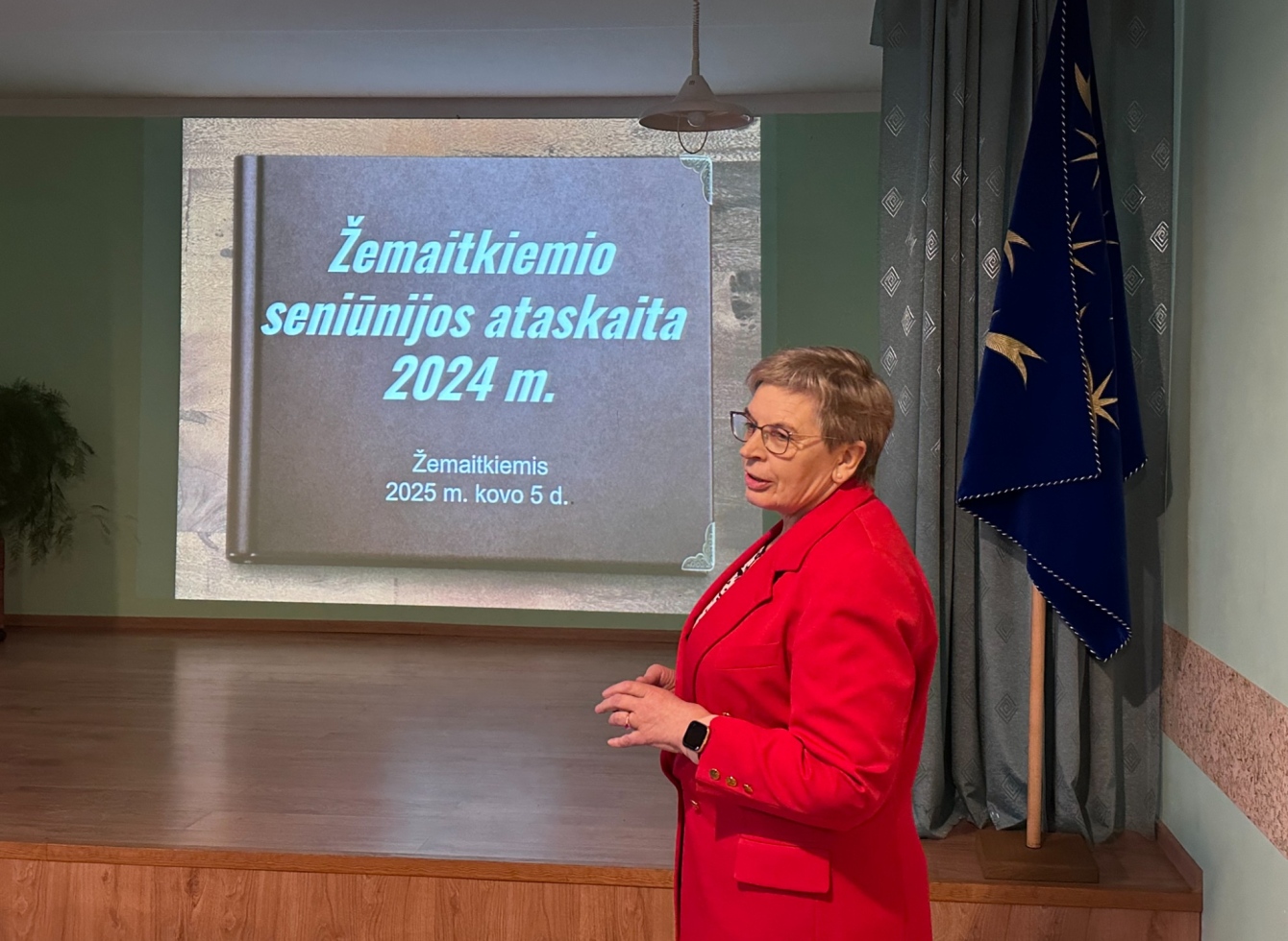 Žemaitkiemio seniūnijos ataskaitinis susitikimas su gyventojais