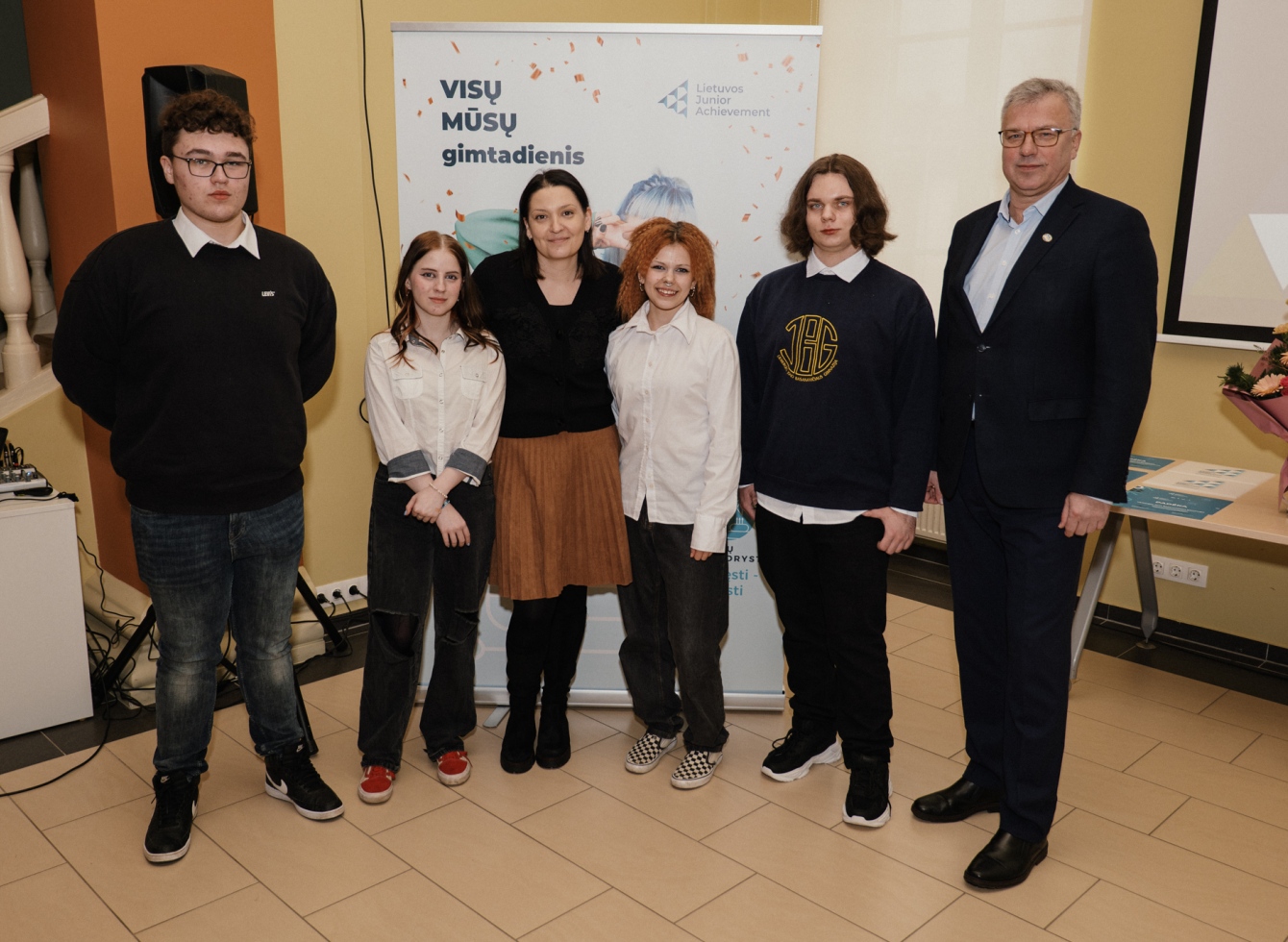 „Lietuvos Junior Achievement“ renginio akimirkos
