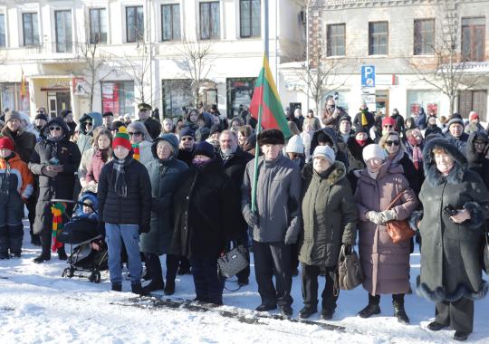 Ukmergėje - istorinės atminties interpretacija „Signatarai eina...