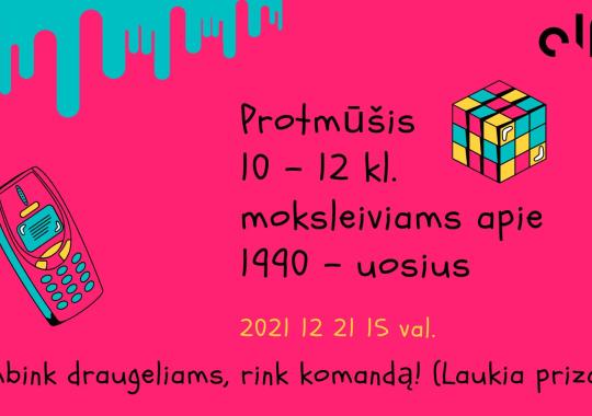 Nuotolinis protų mūšis 10 - 12 kl....