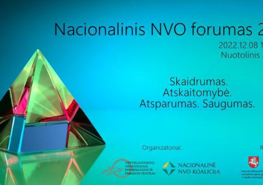 Nacionalinis NVO forumas 2022