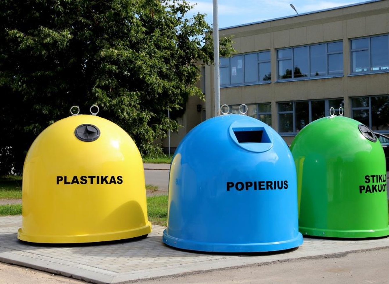 Rūšiavimo konteineriai