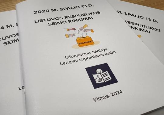 Vyriausioji rinkimų komisija parengė...