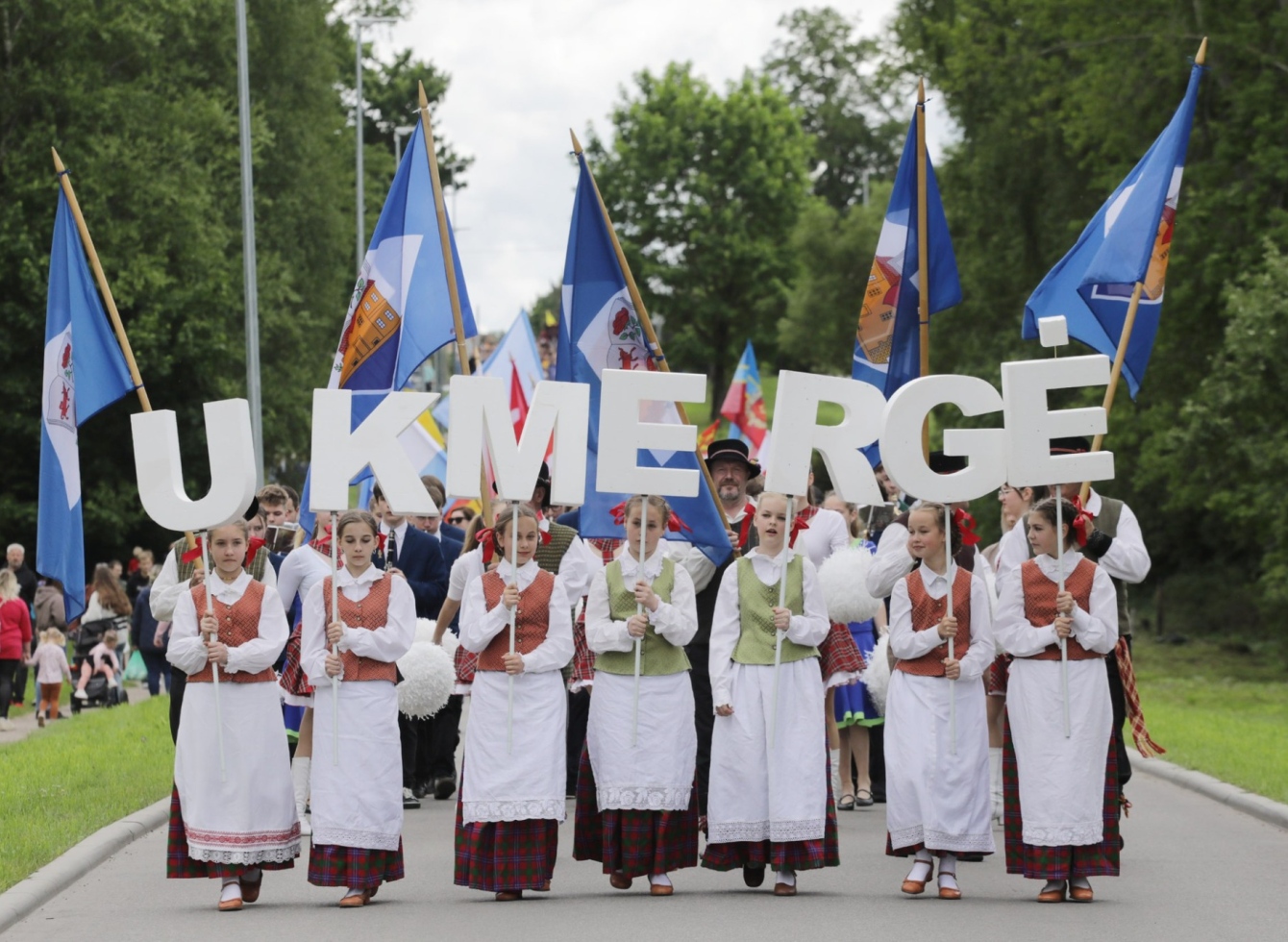 Ukmergės miesto šventės eisenos akimirkos