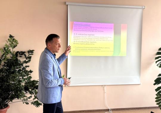 Pristatyta Pabaisko seniūnijos...