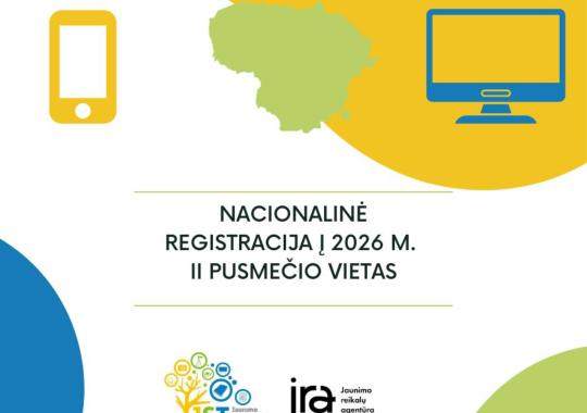 Paskelbta registracija į Jaunimo...