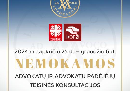 Dvi savaites Lietuvos advokatai...