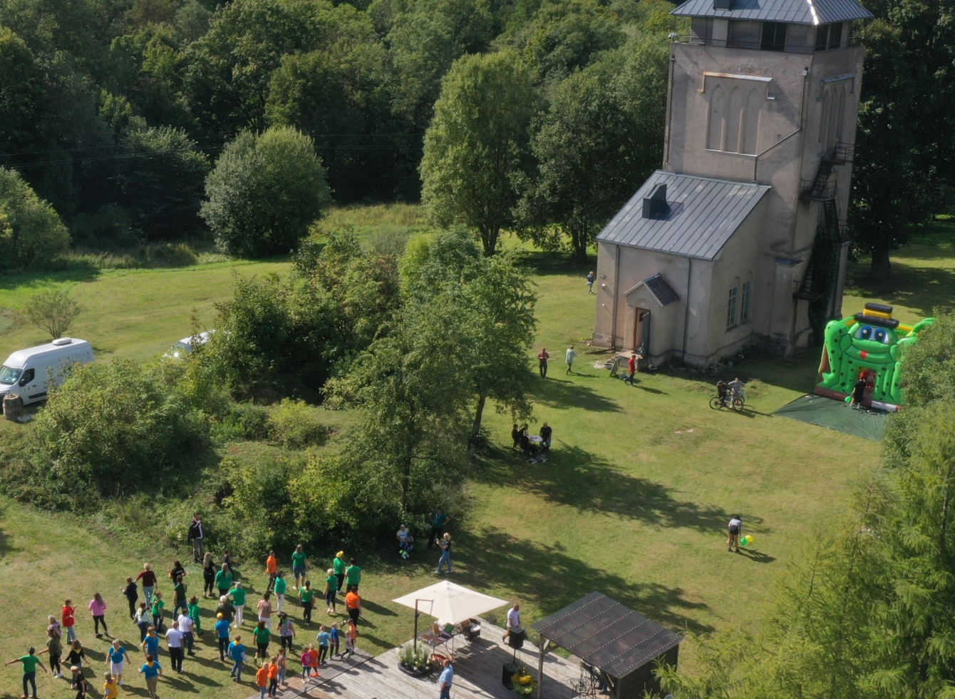 Bendruomenių sąskrydžio akimirka