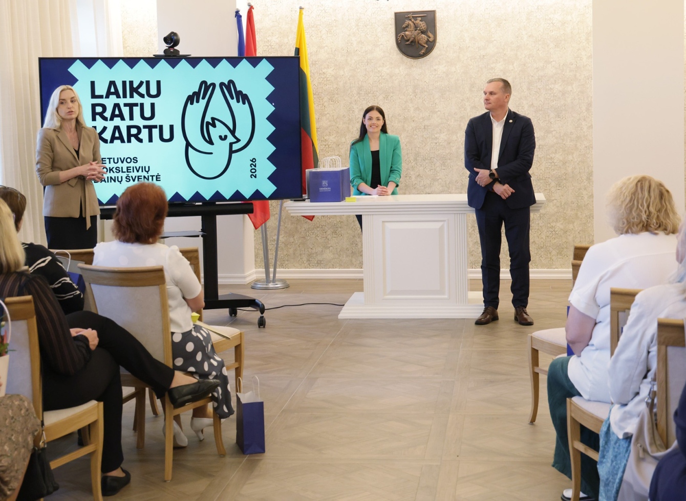 Ukmergės rajono savivaldybėje padėkota Lietuvos moksleivių dainų šventės dalyvių vadovams, pedagogams ir koordinatoriams