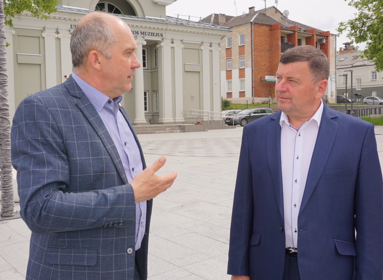Su Kėdainių rajono meru aptartas kuriamo parko projektas