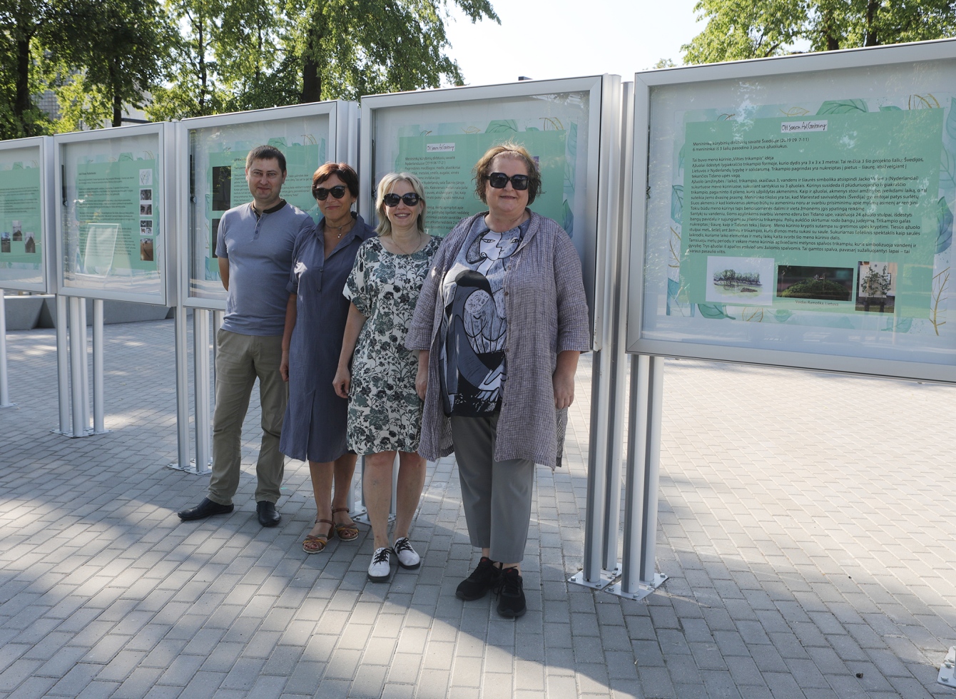 Klaipėdos gatvės skvere - tarptautinio projekto darbų paroda