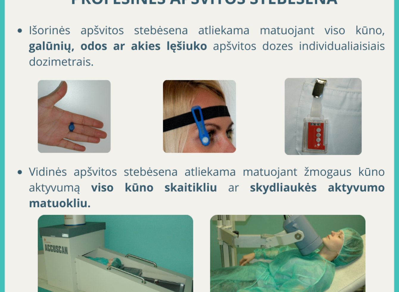 Profesinės apšvitos stebėsena