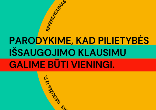 Referendumas dėl pilietybės...