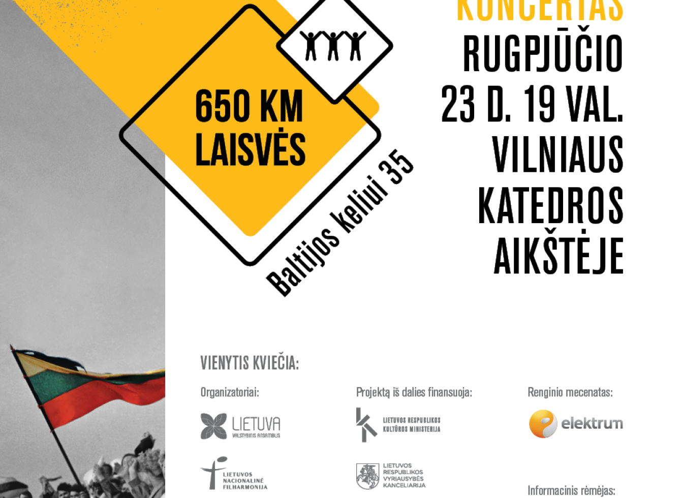 Kviečiame vienytis ir kartu švęsti Baltijos kelio 35-metį 