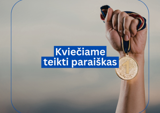 Priimamos paraiškos sportininkų,...