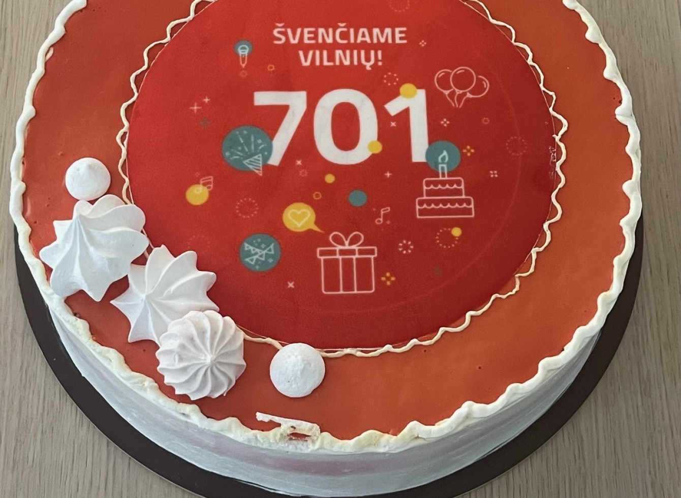 Vilniaus gimtadienio tortas