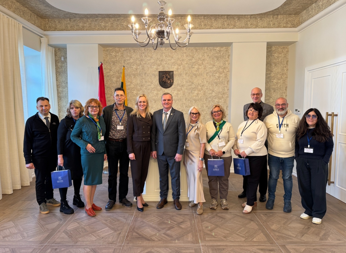 Savivaldybėje lankėsi tarptautinio „Erasmus+“ projekto partneriai