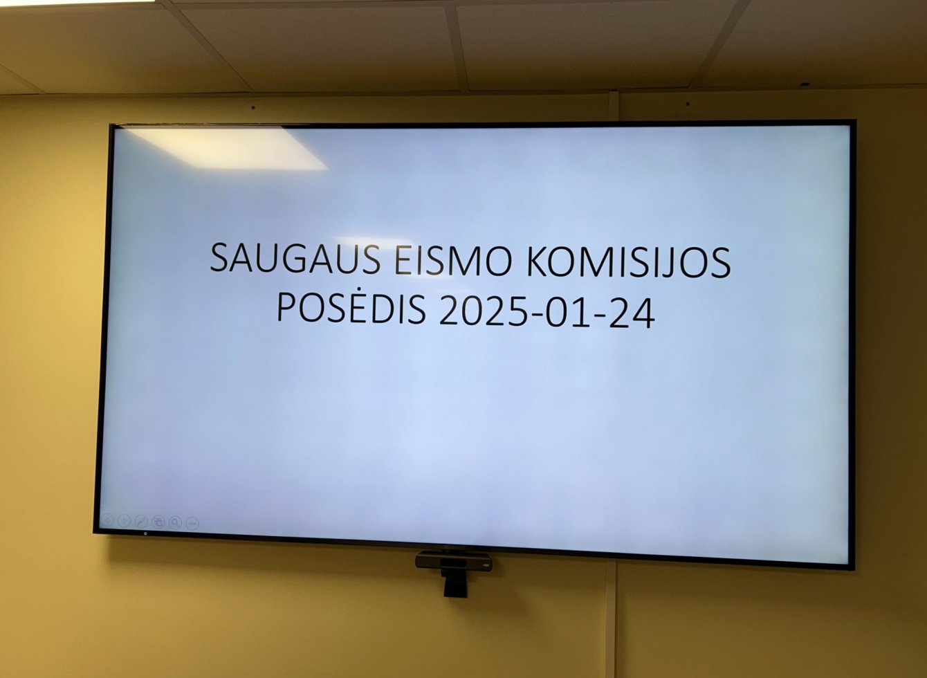 Saugaus eismo komisijos (SEK) posėdžio akimirkos