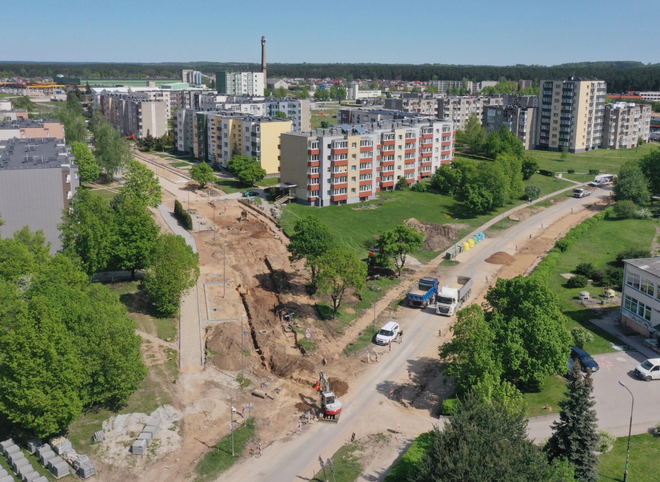 Tvarkomos Jaunimo ir Miškų gatvės
