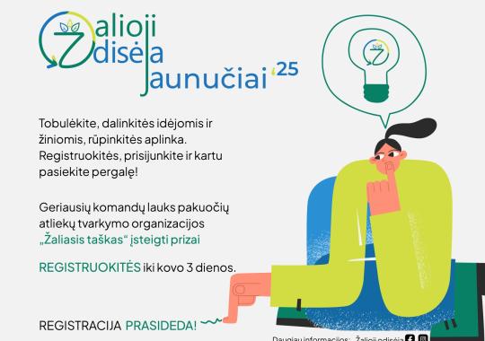 Nemokamas aplinkosauginis konkursas...
