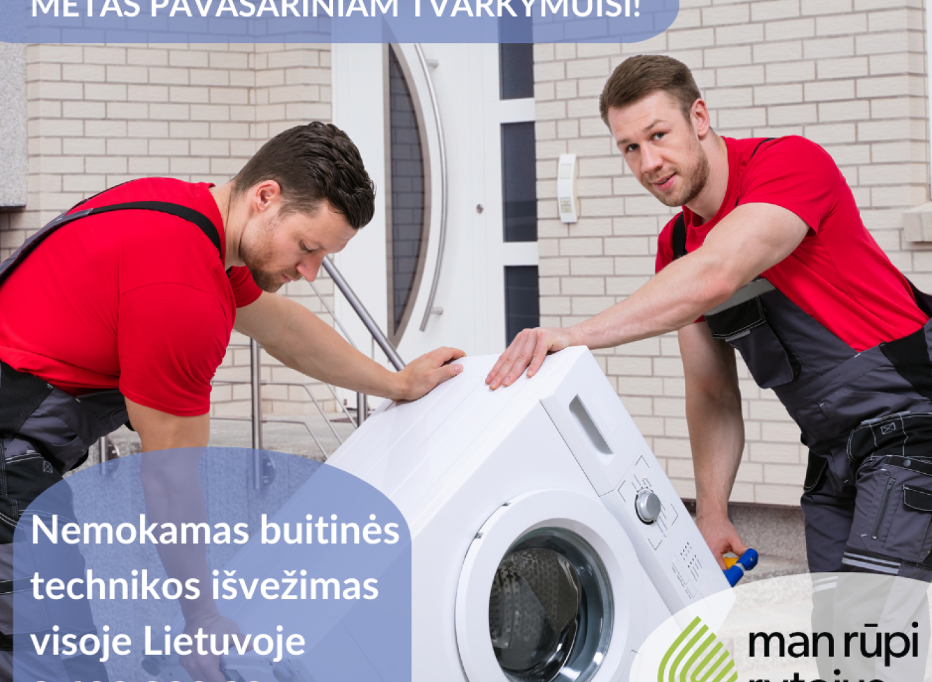 Nemokamas buitinės technikos išvežimas