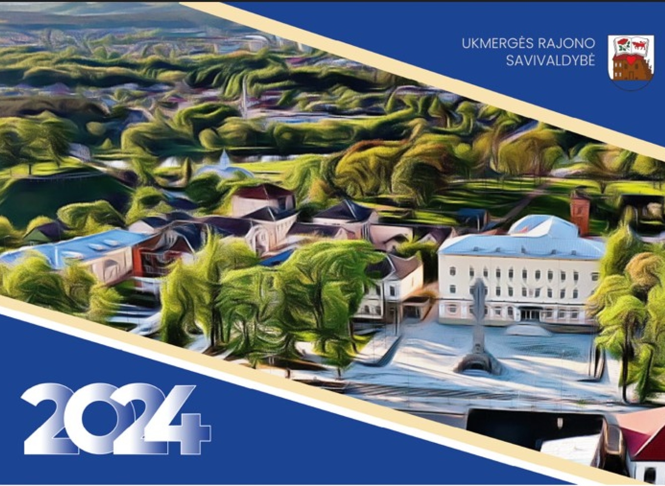 Ukmergės 2024 metų kalendoriaus viršelis