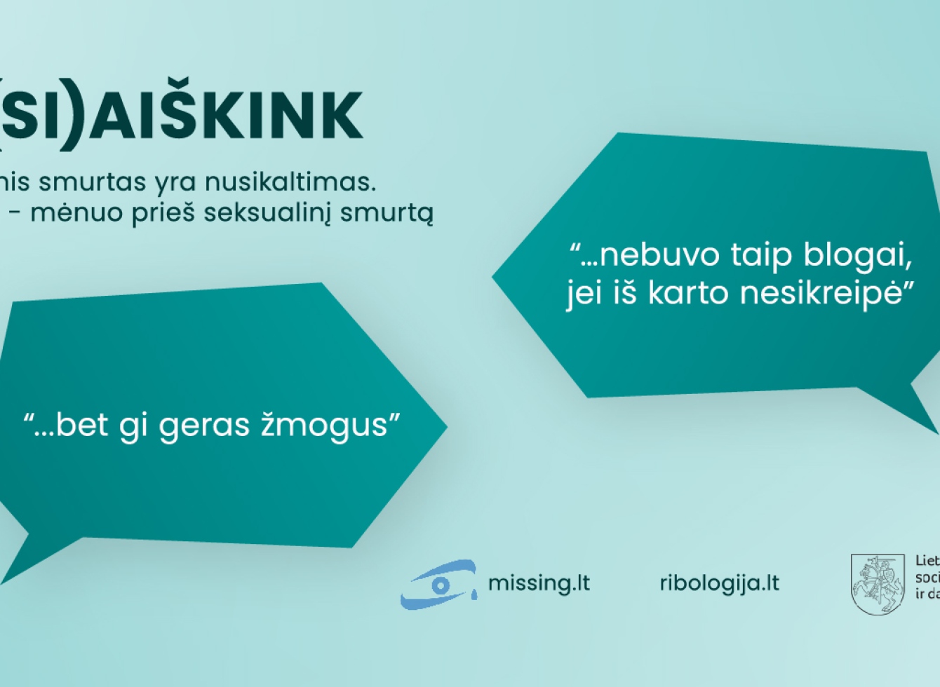 Lietuvoje minimas mėnesis prieš seksualinę prievartą