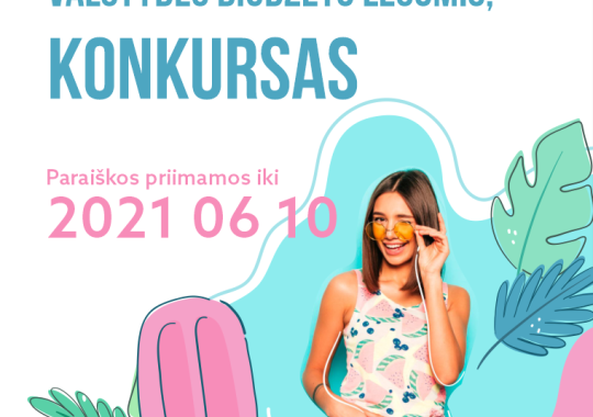 Skelbiamas vaikų užimtumo atostogų...
