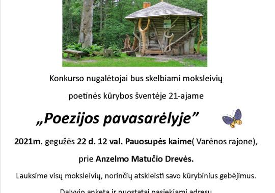Kviečiame jaunimą (2-12 klasių...