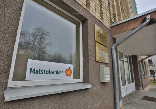 Ukmergės atiduotuvėje dalins maistą...