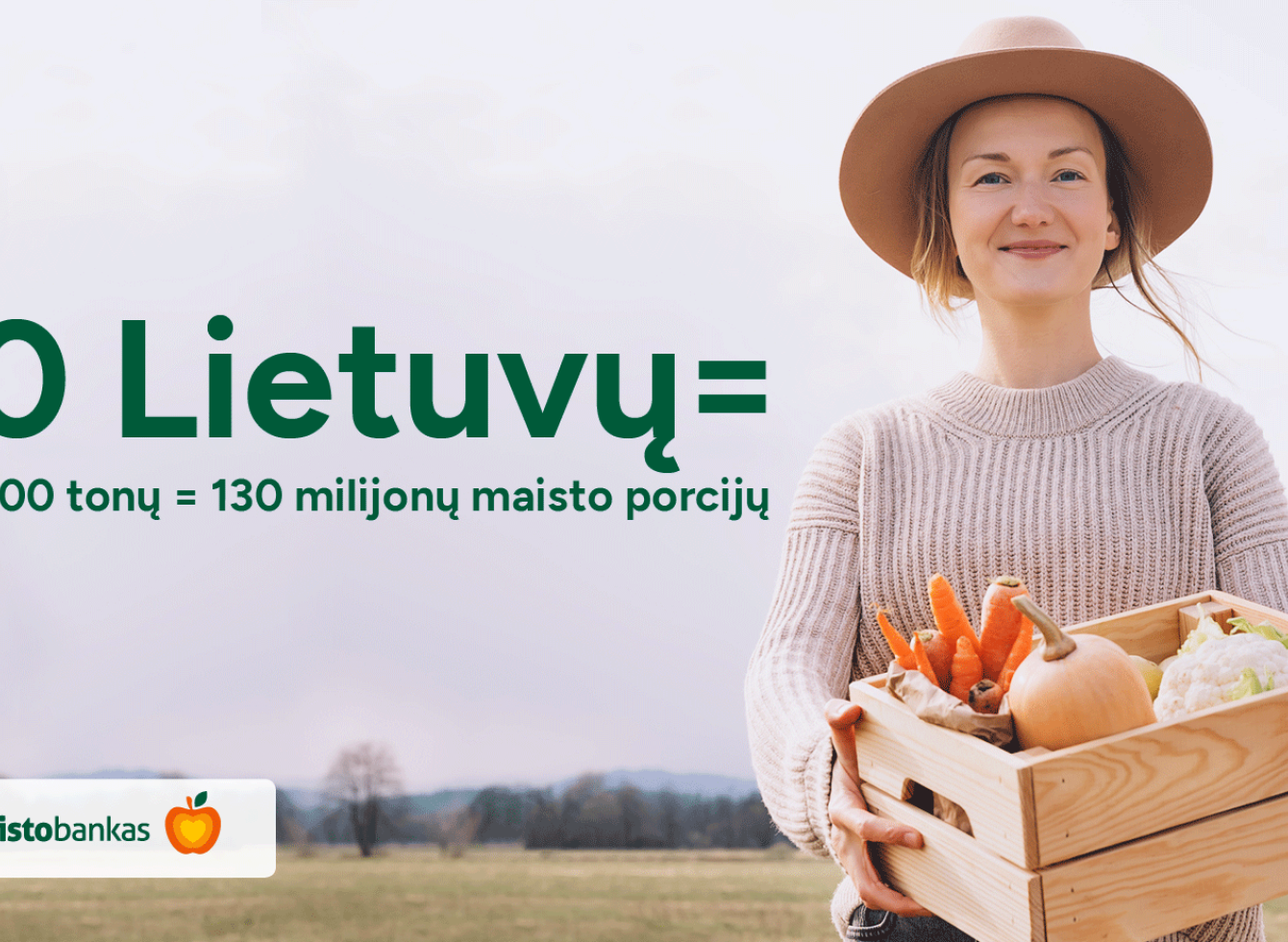Maisto bankas“ kviečia ūkininkus nerealizuotus maisto produktus skurstantiems