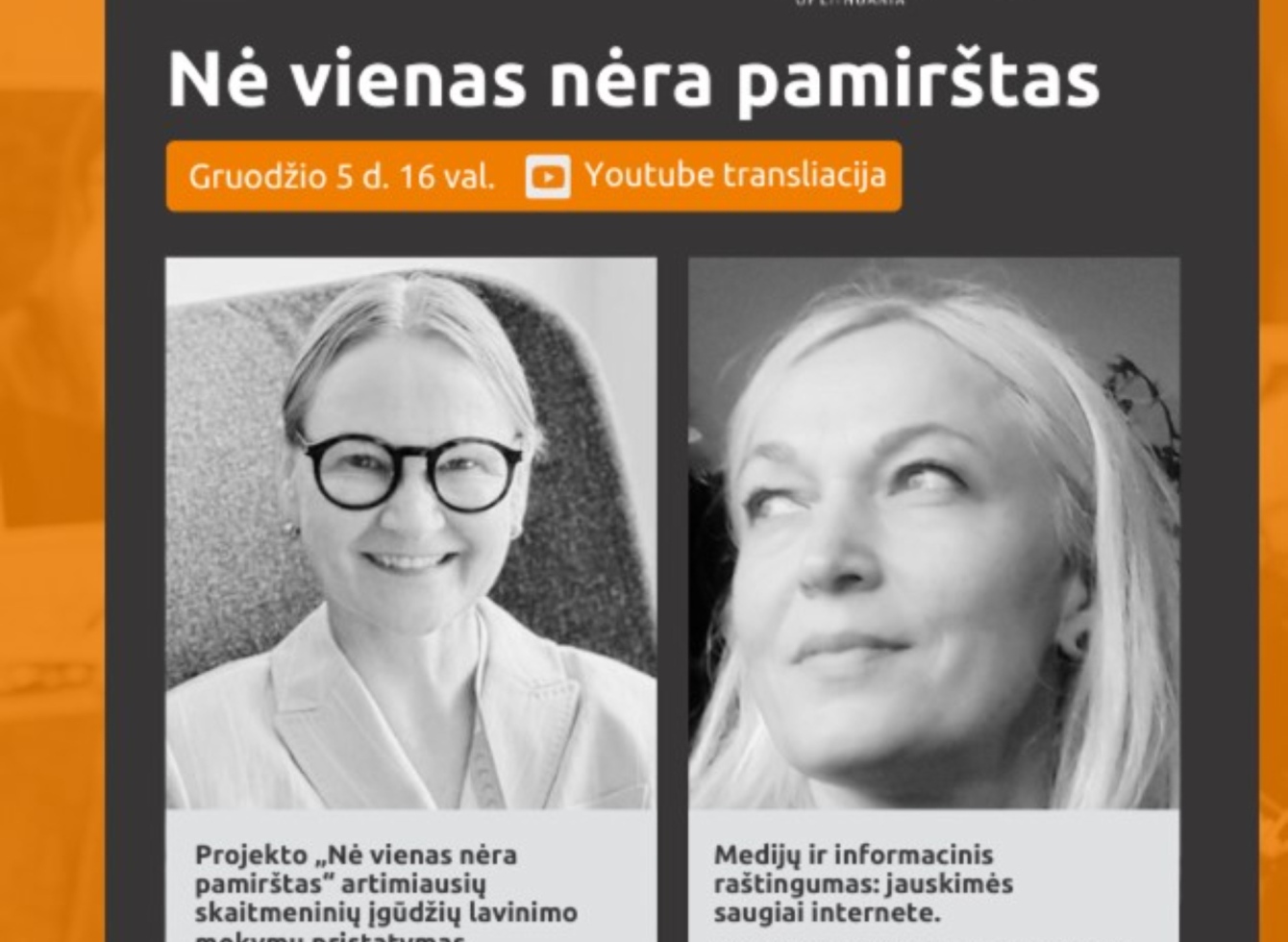 Nuotolinė paskaita „Nė vienas nėra pamirštas“