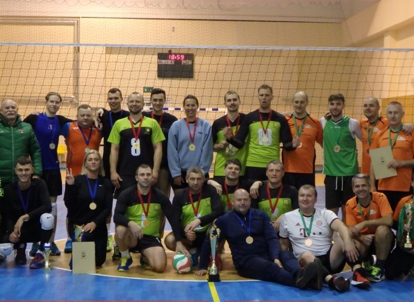 Trys nugalėtojų komandos