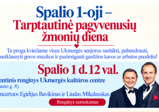 Berniukų chorai Ukmergėje susivienys dainai ir žinutei prieš smurtą bei...