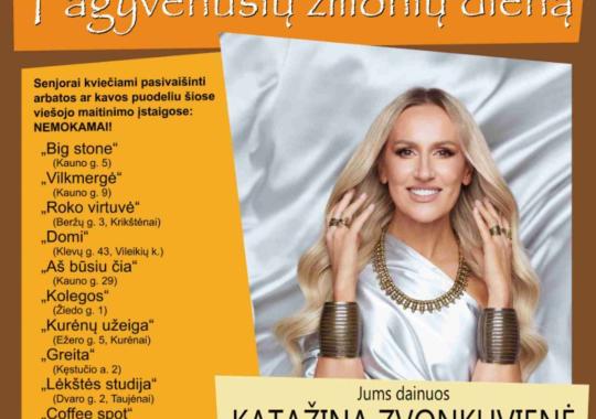 Pagyvenusių žmonių dienos renginys