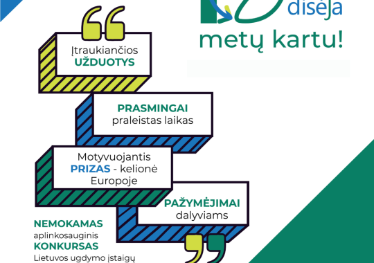 Nemokamas aplinkosauginis konkursas...