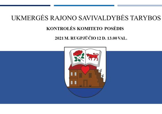 Kontrolės komiteto posėdis