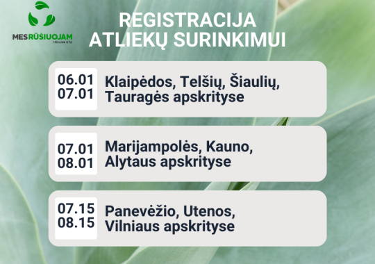 Aplinkosauginis projektas „Mes...