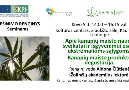Seminaras „Kanapgrūdžių tiesioginis...
