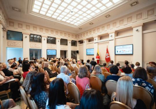 Dalyvavo konferencijoje, skirtoje...