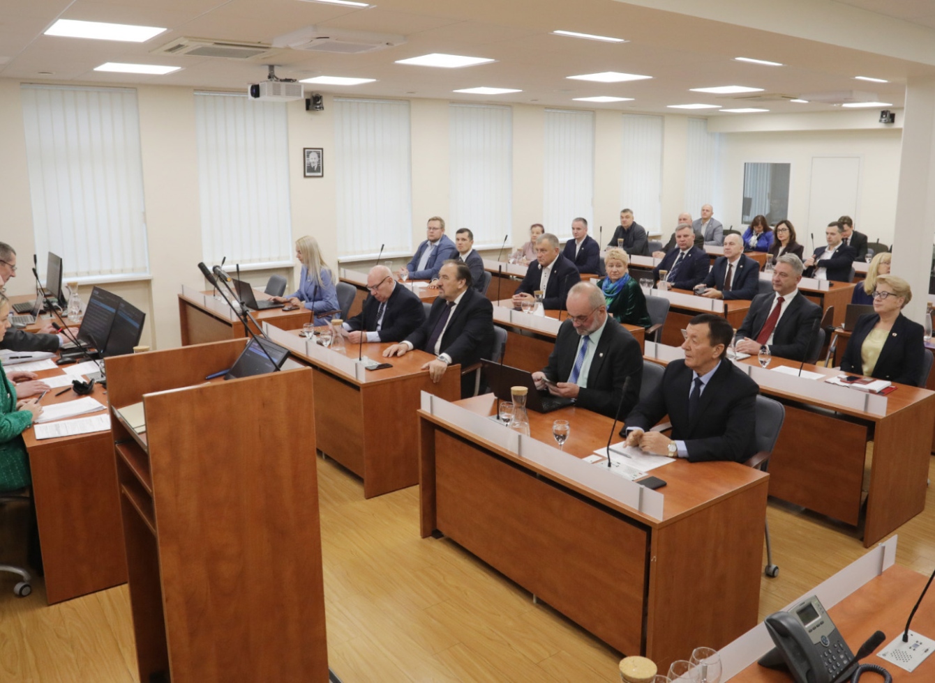 Posėdžio akimirkos