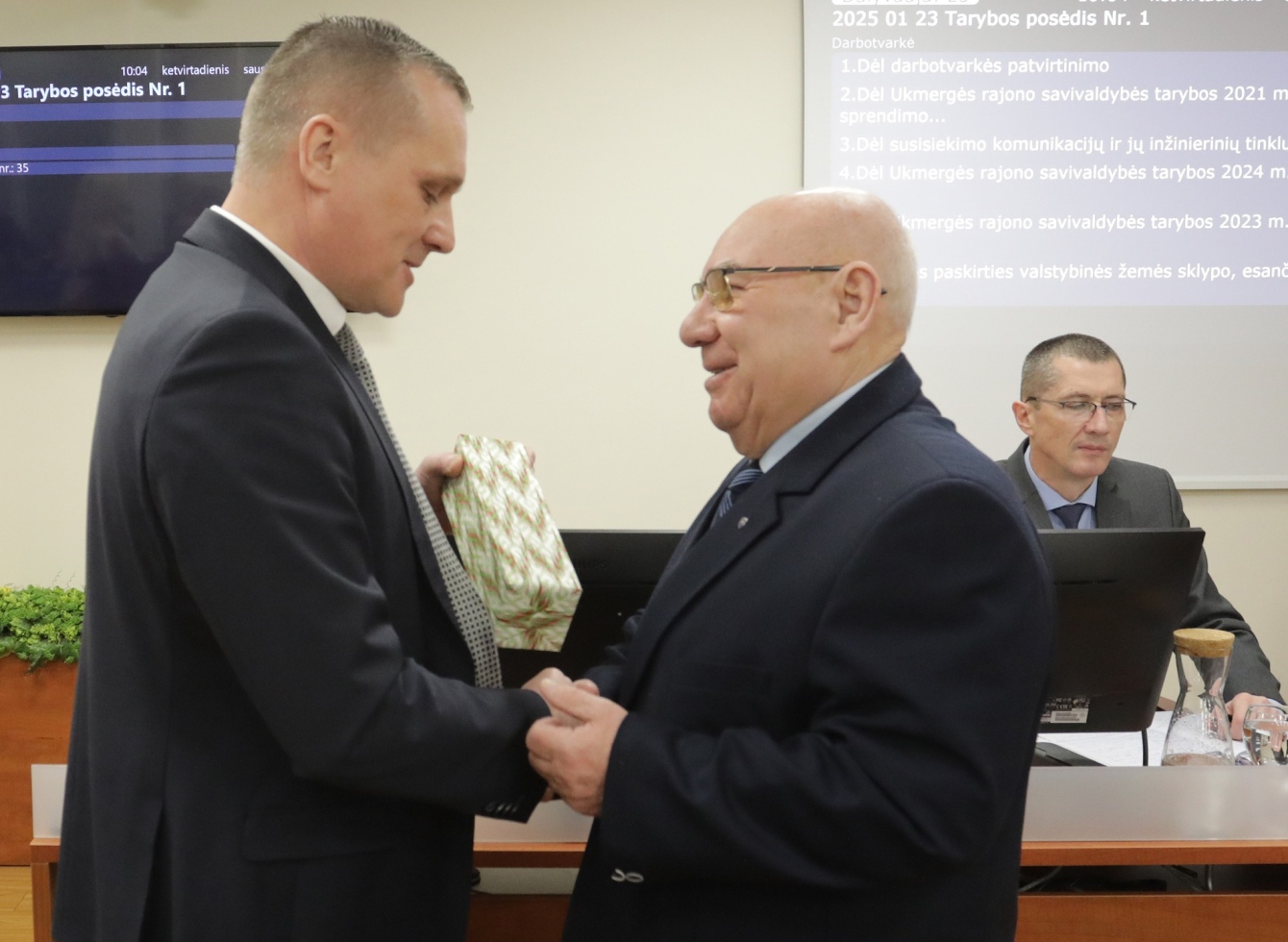 Posėdžio akimirkos