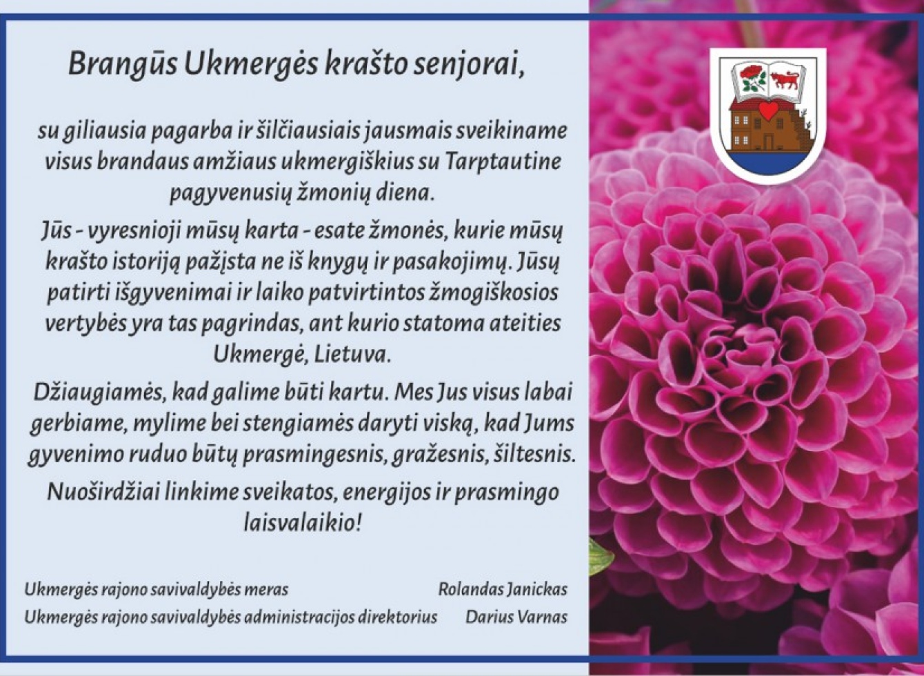 Sveikiname!