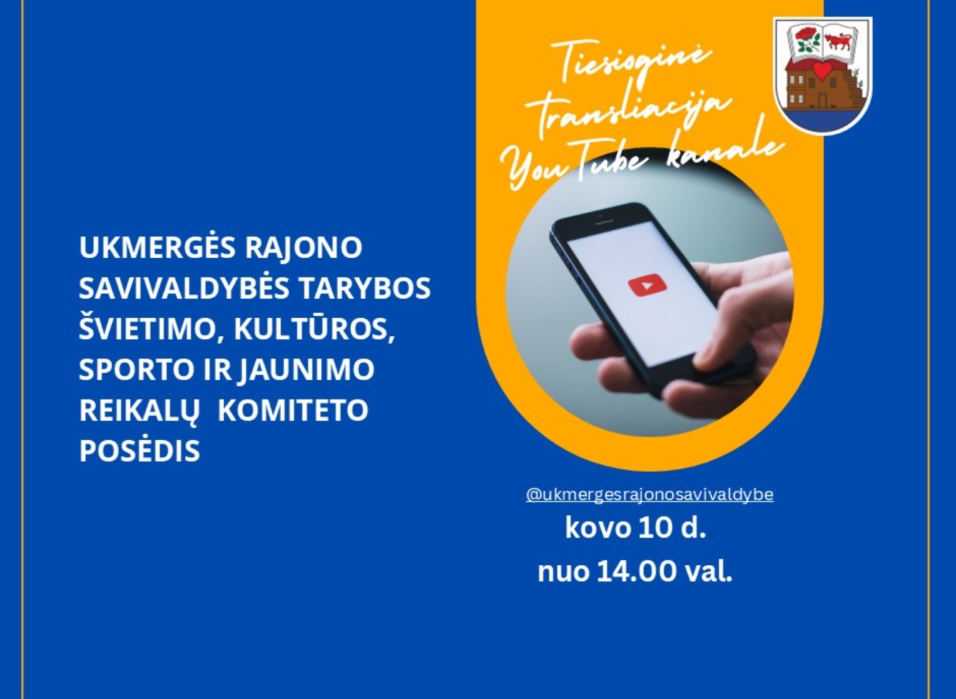 Švietimo, kultūros, sporto ir jaunimo reikalų komiteto posėdis 